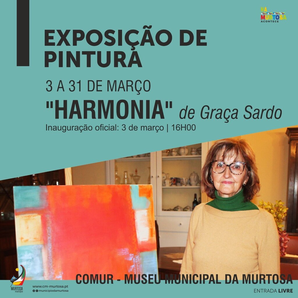 Exposição de Pintura -  “Harmonia” de Graça Sardo