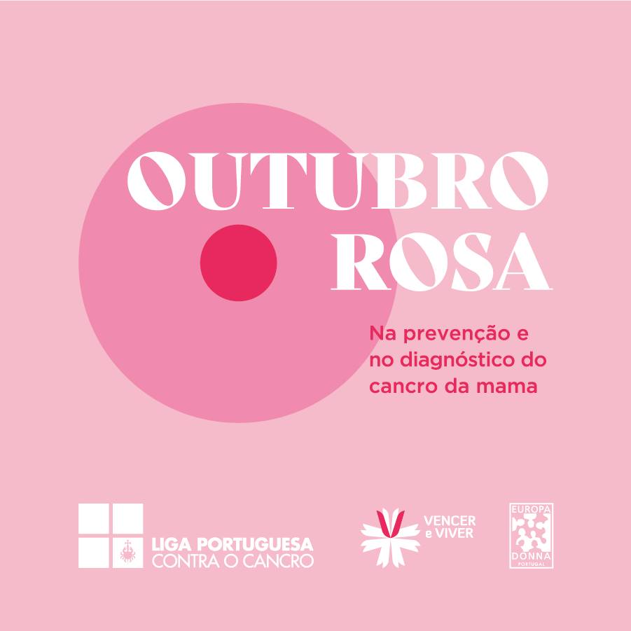Outubro é o Mês da Prevenção do Cancro da Mama.