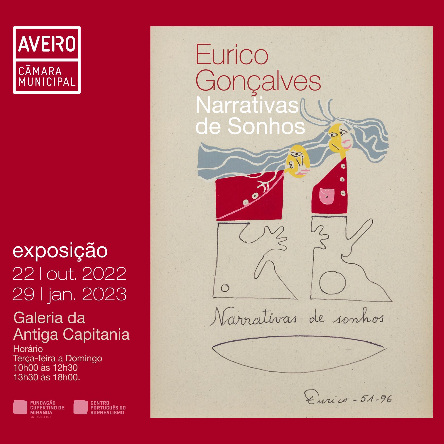 SURREALISMO DE EURICO GONÇALVES RETRATADO EM EXPOSIÇÃO NA GALERIA DA ANTIGA CAPITANIA