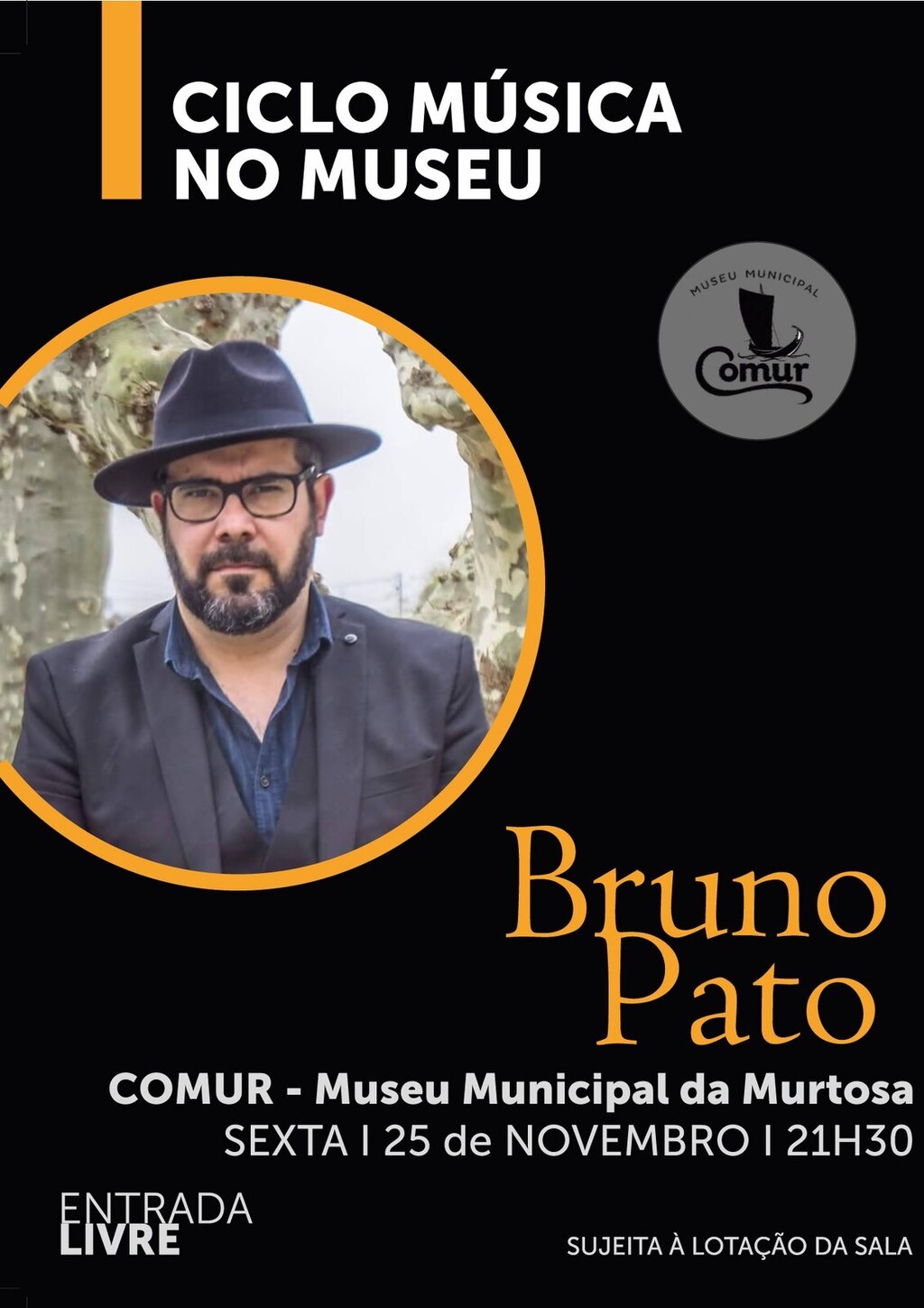  BRUNO PATO APRESENTA CLÁSSICOS DA MÚSICA PORTUGUESA NA COMUR-MUSEU MUNICIPAL DA MURTOSA