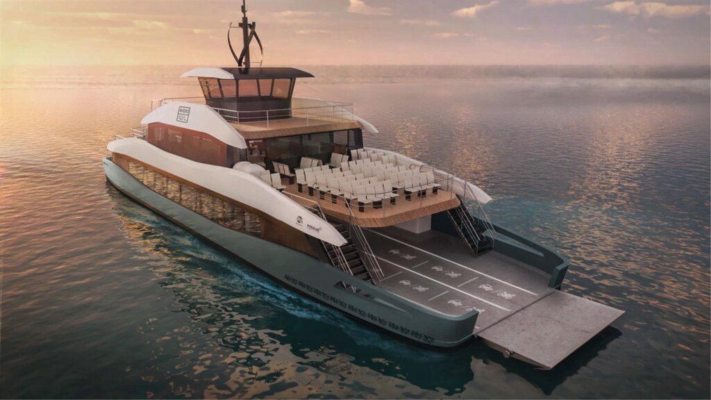 OBRA DE INSTALAÇÃO DOS SISTEMAS DE CARREGAMENTO PARA O NOVO FERRYBOAT ELÉTRICO