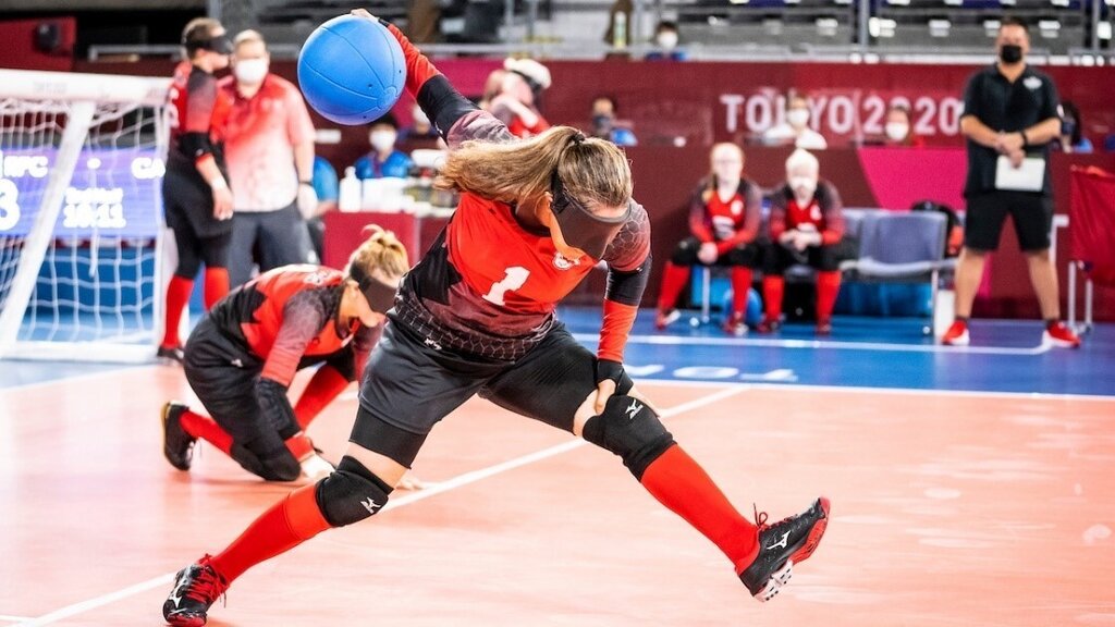 Seleções feminina e masculina de Goalball do Canadá realizam estágio em Águeda