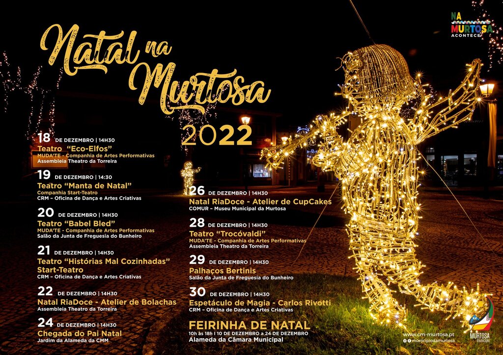  NATAL NA MURTOSA” LEVA ANIMAÇÃO NATALÍCIA A VÁRIOS PONTOS DO CONCELHO