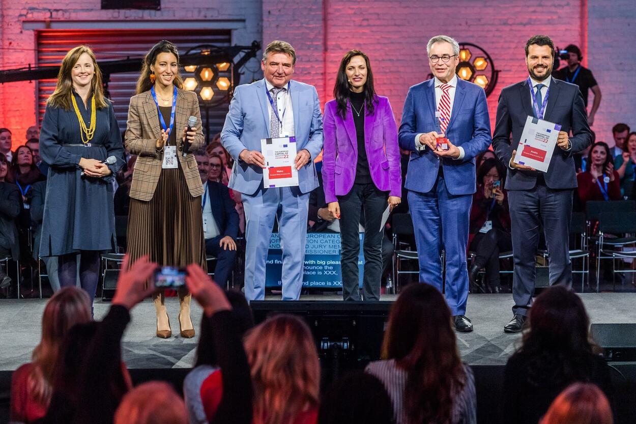 TERCEIRO LUGAR NOS EUROPEAN CAPITAL OF INNOVATION AWARDS 2022