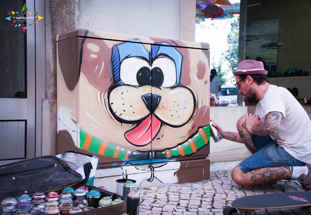 Arte Urbana surpreende visitantes de Águeda