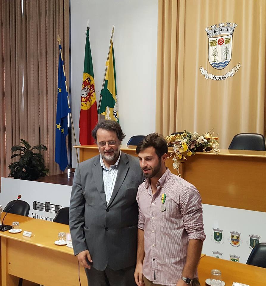 Tiago Tavares agraciado com Medalha de Mérito do Município de Águeda