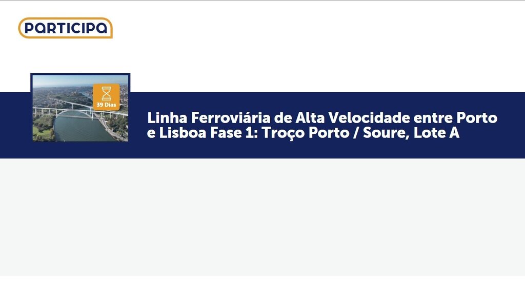 Período de consulta pública do Estudo de impacto ambiental