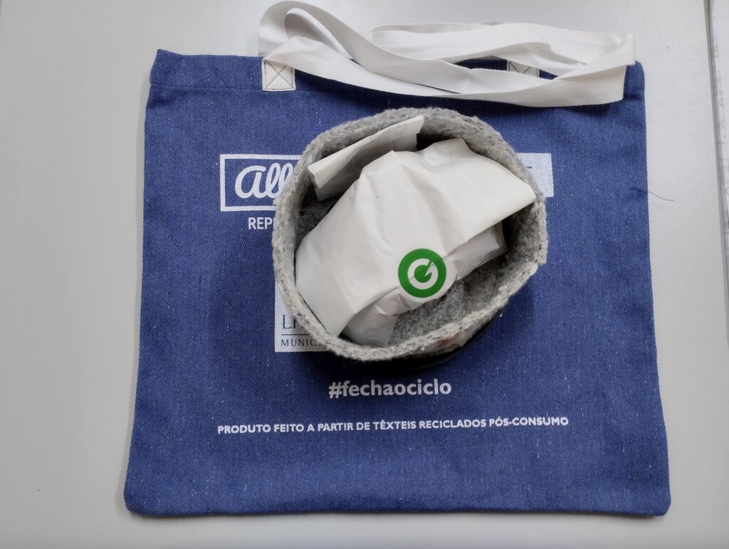 Reciclagem de têxteis - Kits de cultivo de microvegetais