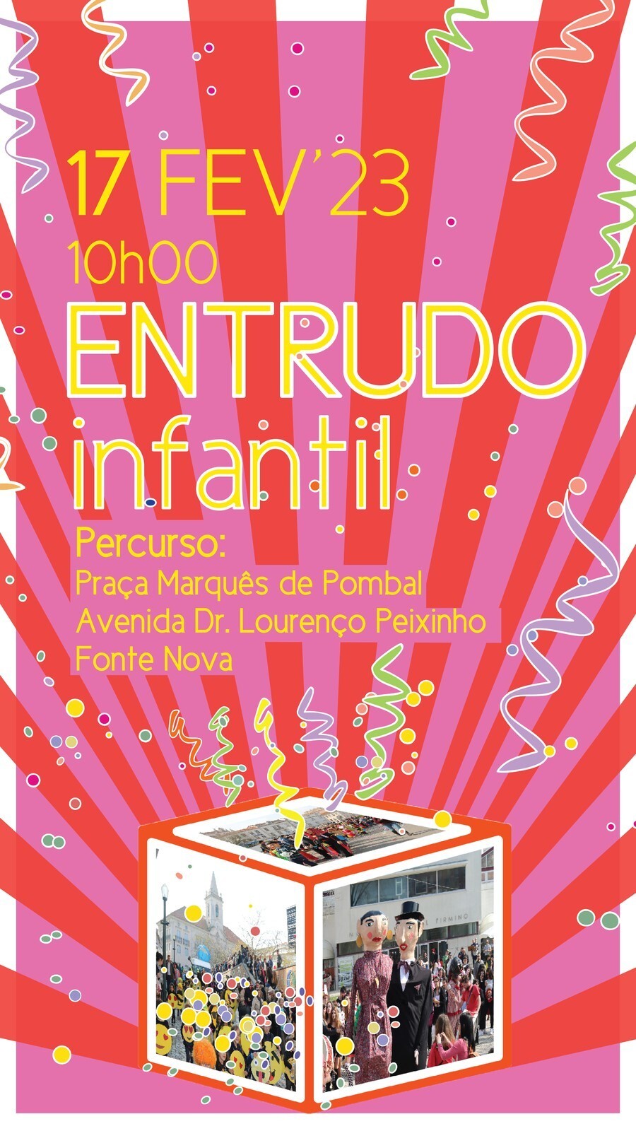 Entrudo Infantil regressa ao centro da Cidade