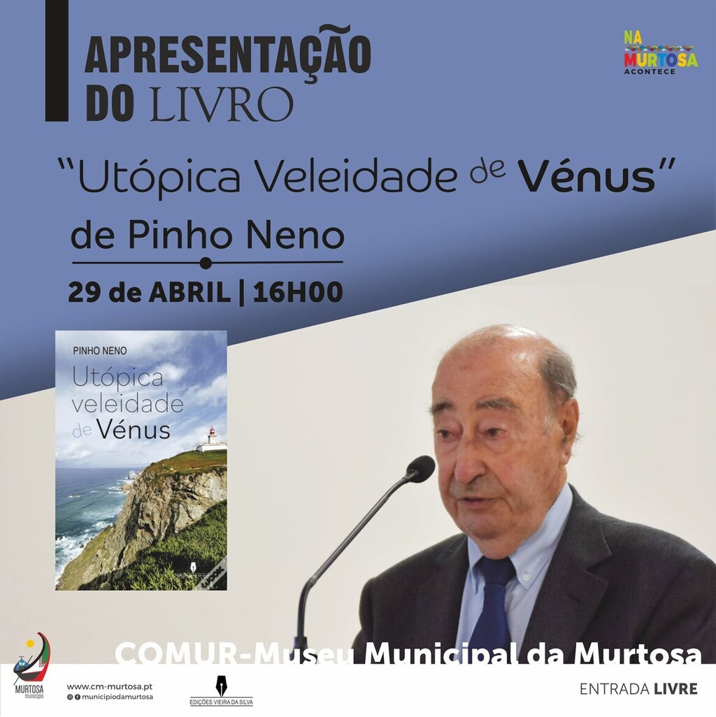PINHO NENO APRESENTA “A UTÓPICA VELEIDADE DE VÉNUS” NA COMUR MUSEU MUNICIPAL