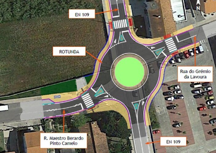 NOVA ROTUNDA NA EN 109 JÁ ESTÁ EM EXECUÇÃO
