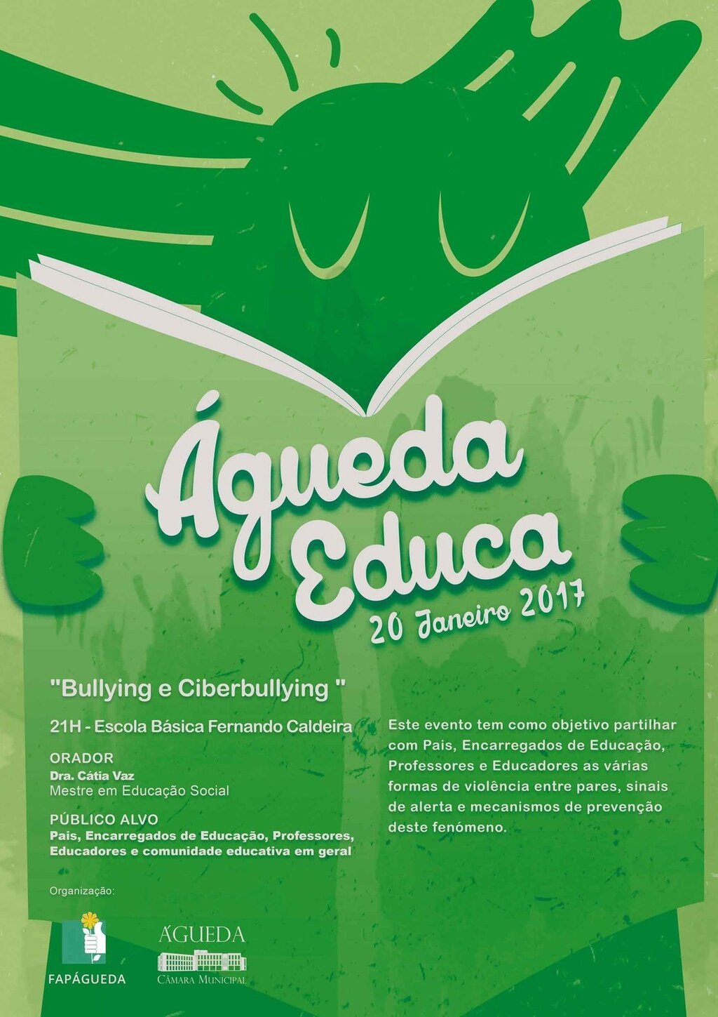 Águeda Educa promove palestra sobre “Bullying e Ciberbullying”