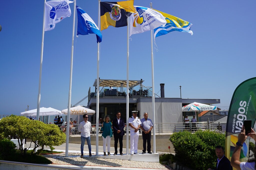 VAGOS TEM TODAS AS PRAIAS CERTIFICADAS COM A BANDEIRA AZUL