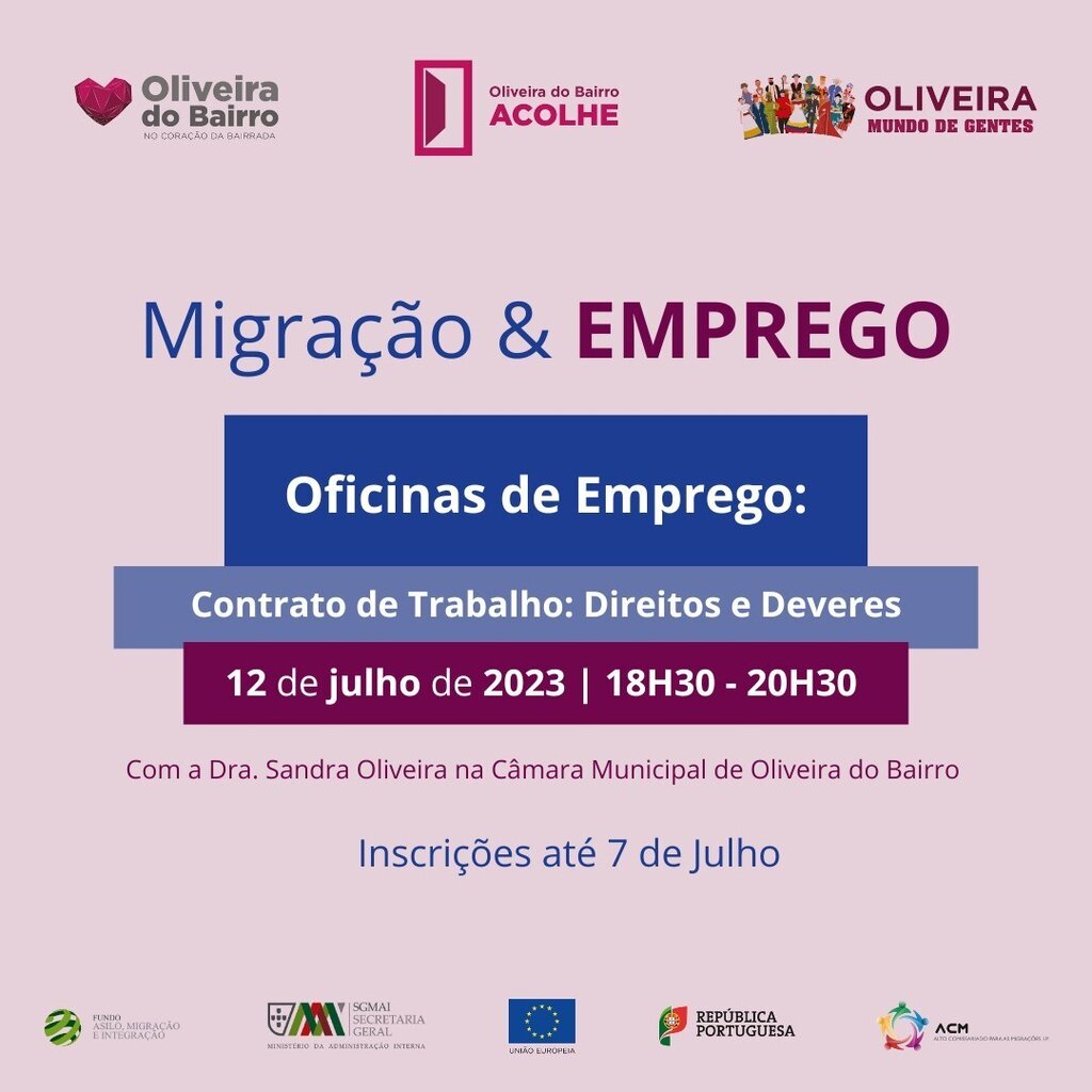 Migrantes | Workshop "Contratos de Trabalho – Direitos e Deveres"