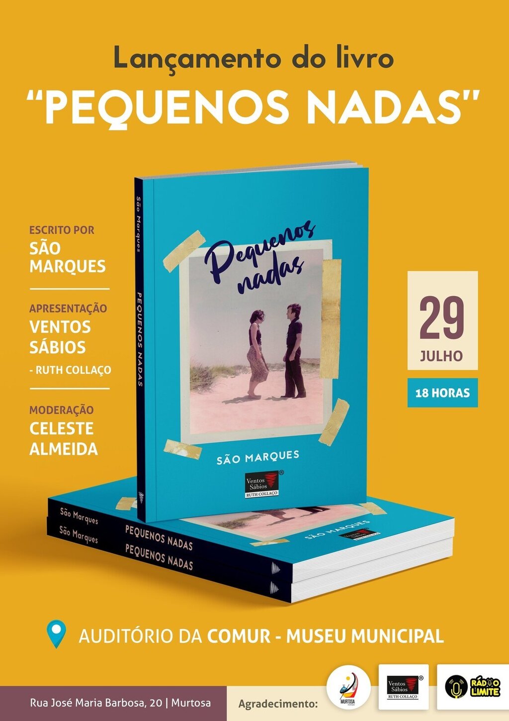 SÃO MARQUES APRESENTA “PEQUENOS NADAS” NA COMUR – MUSEU MUNICIPAL DA MURTOSA