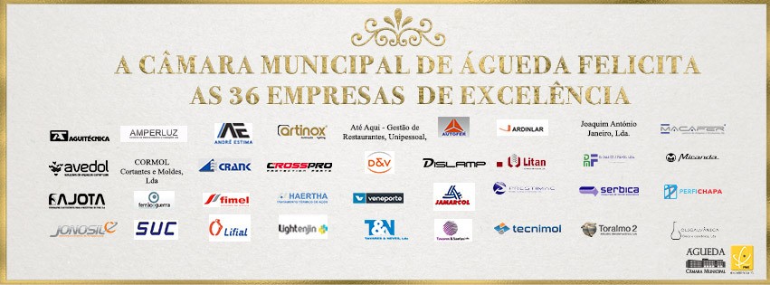 Excelência para 36 empresas de Águeda