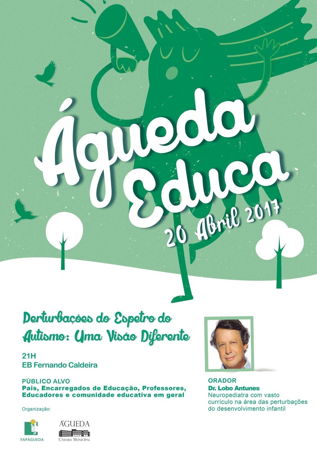 Nuno Lobo Antunes no Águeda Educa a 20 de abril