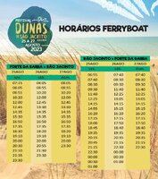 “Dunas de São Jacinto” com Ferryboat dedicado e travessias a metade do preço
