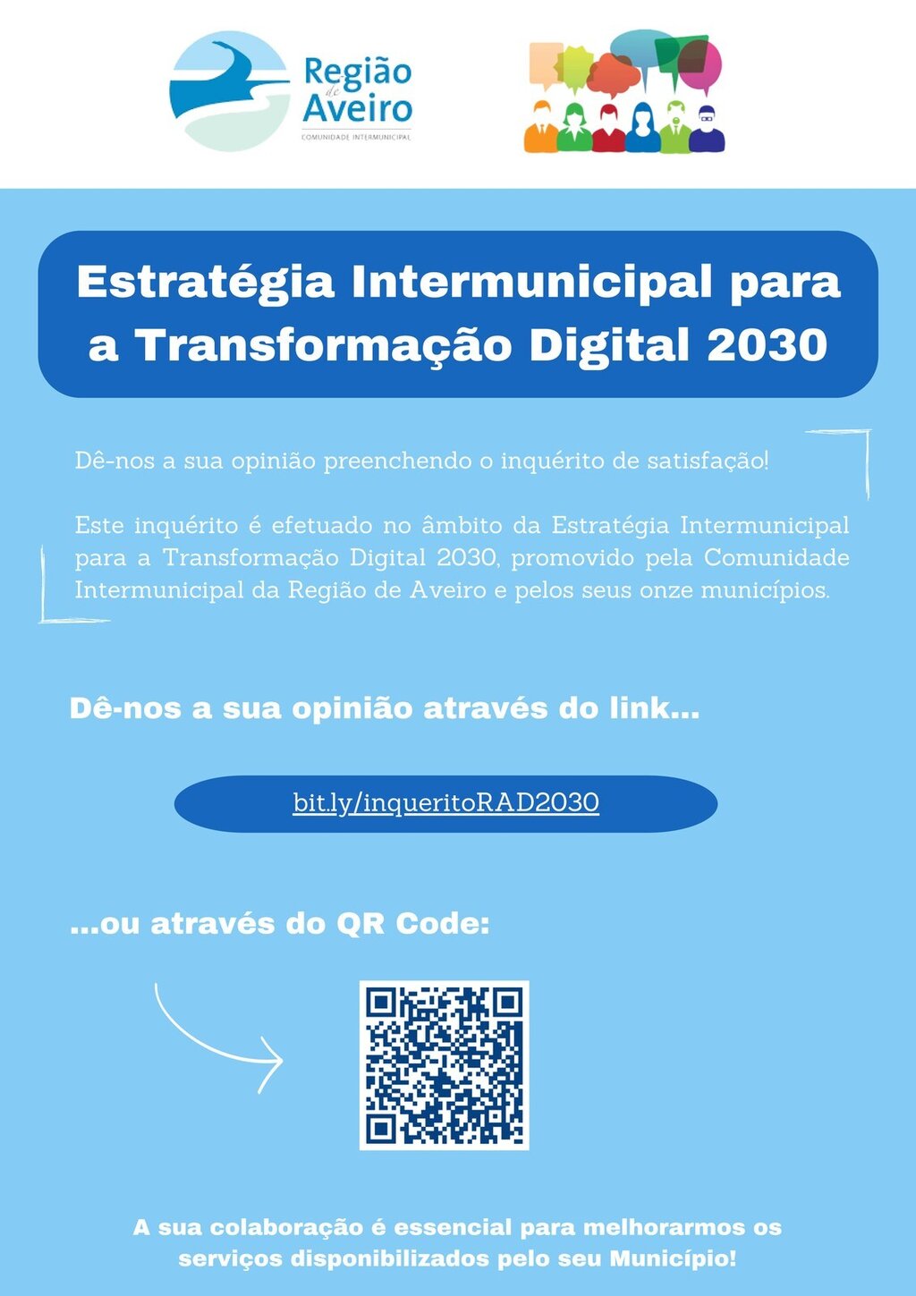 Estratégia RAD2030 - Inquérito de Satisfação aos Cidadãos/Entidades Coletivas