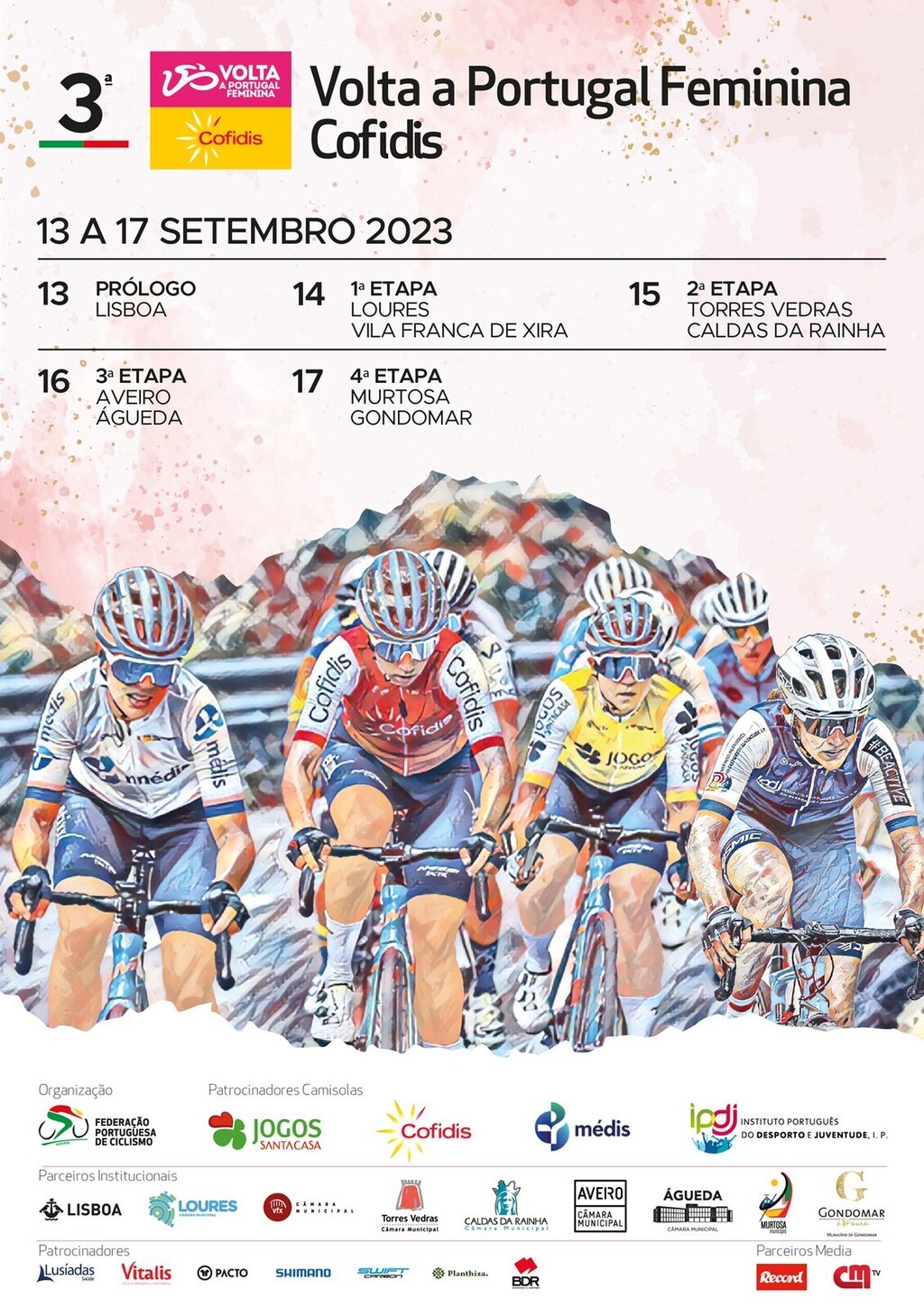 MURTOSA RECEBE PARTIDA DA QUARTA ETAPA DA VOLTA A PORTUGAL FEMININA DE CICLISMO