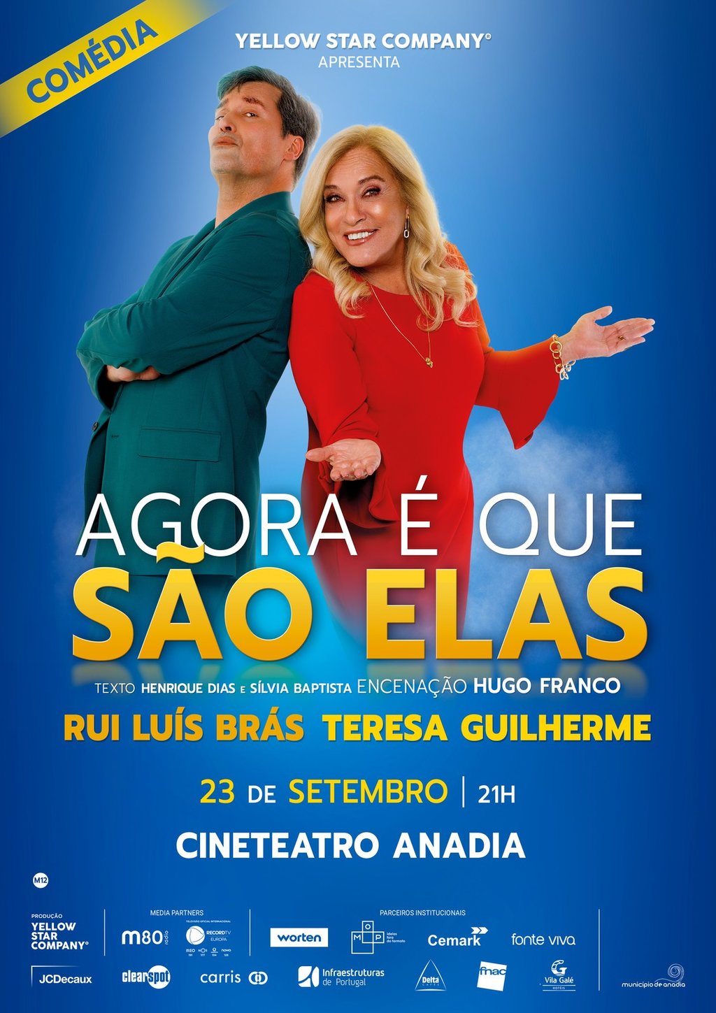 Comédia no Cineteatro Anadia