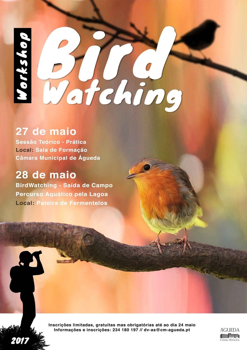 Município de Águeda promove workshop de birdwatching