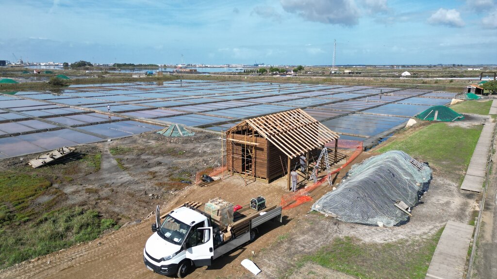 Obra de requalificação da Marinha da Troncalhada 