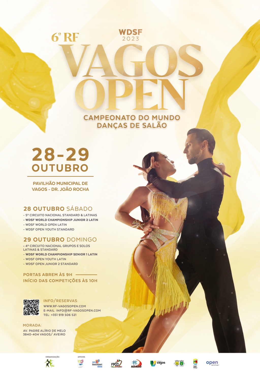 A MAIOR COMPETIÇÃO DE DANÇA DESPORTIVA EM PORTUGAL ESTÁ DE VOLTA A VAGOS