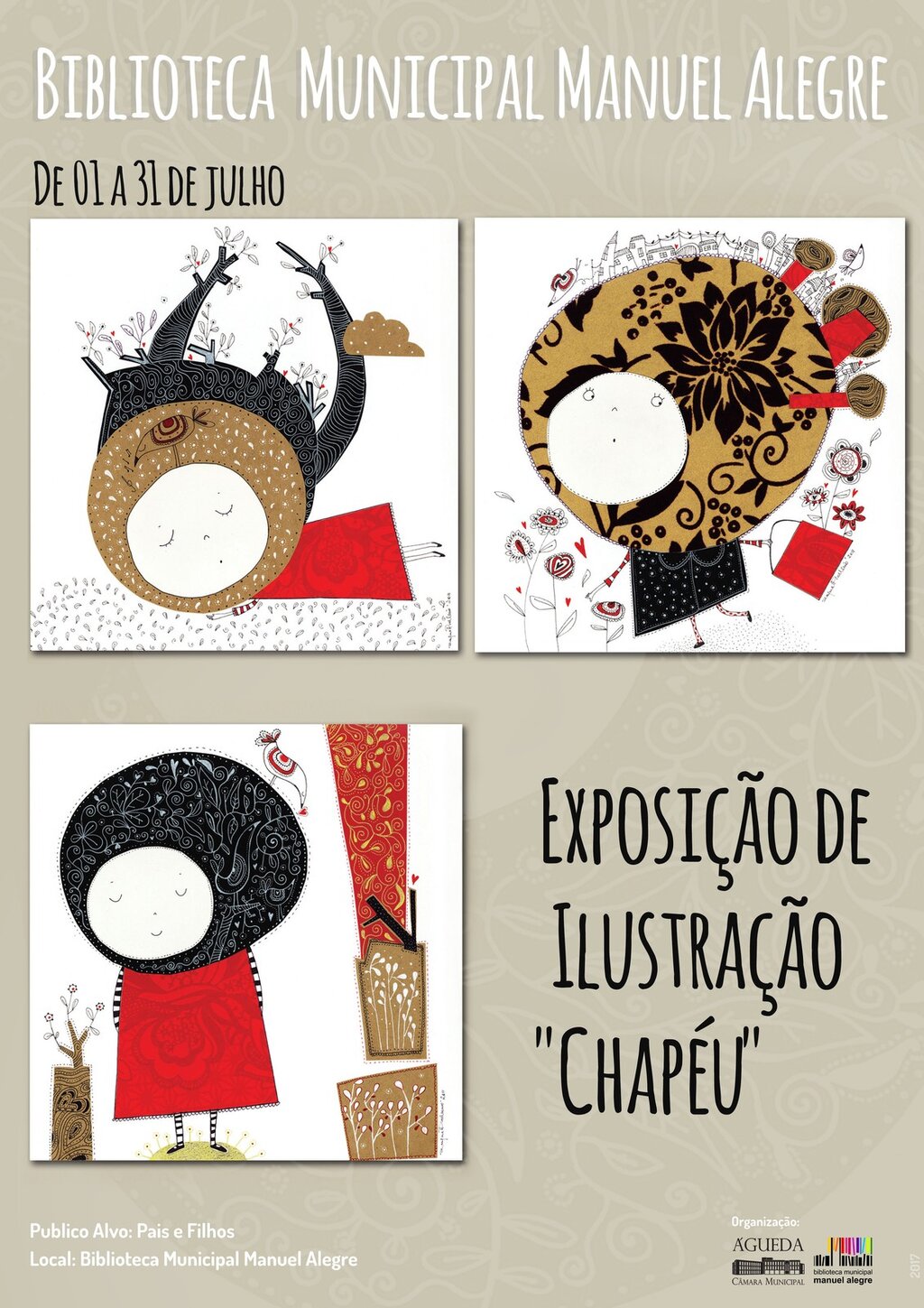 Biblioteca Municipal recebe a Exposição “de se lhe tirar o… Chapéu”
