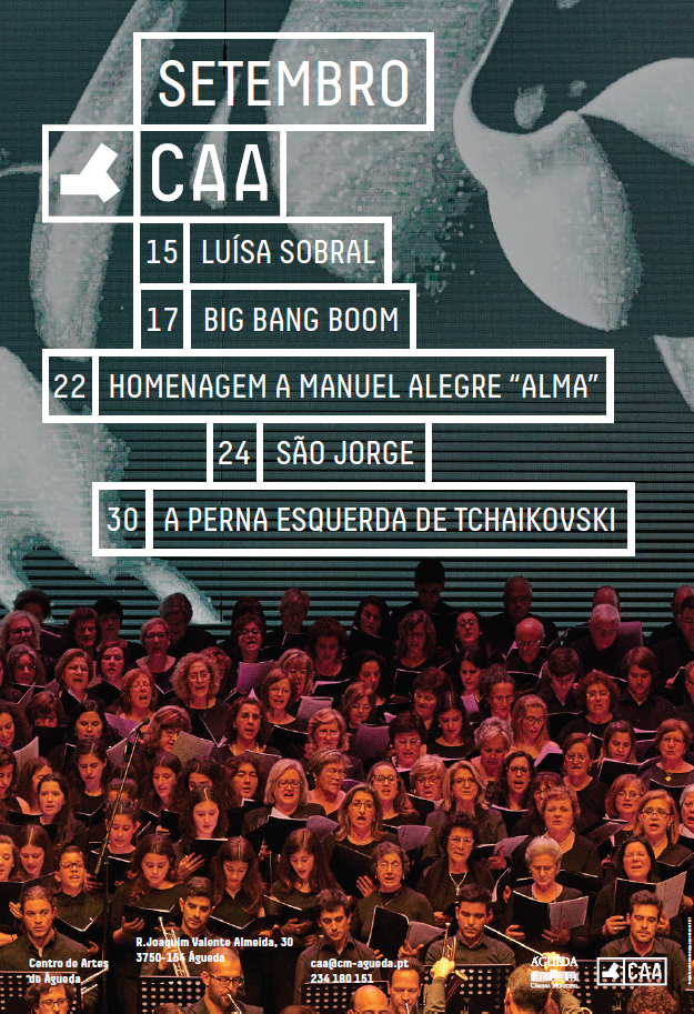 Centro de Artes de Águeda – Nova Temporada do CAA inicia com Luísa Sobral e, até dezembro, promet...