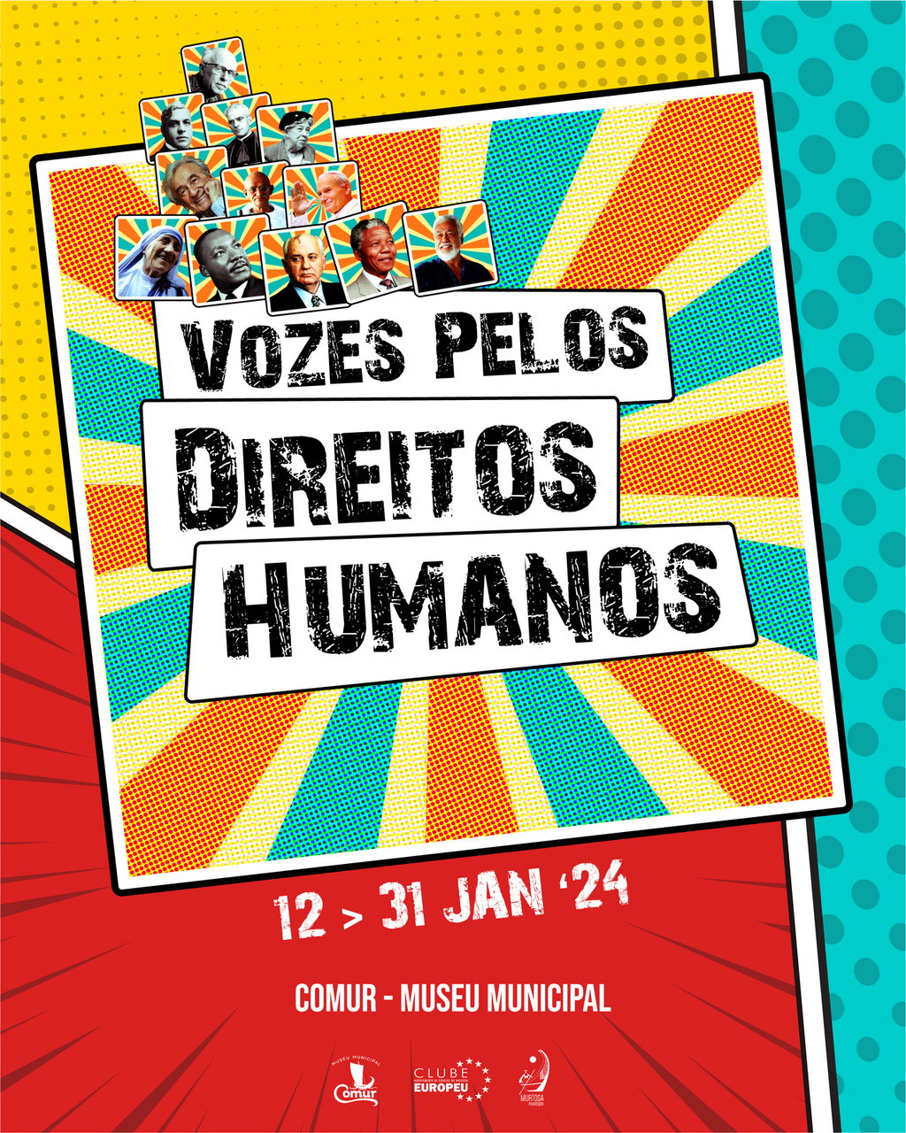 INAUGURAÇÃO DA EXPOSIÇÃO “VOZES PELOS DIREITOS HUMANOS” NA COMUR-MUSEU MUNICIPAL DA MURTOSA