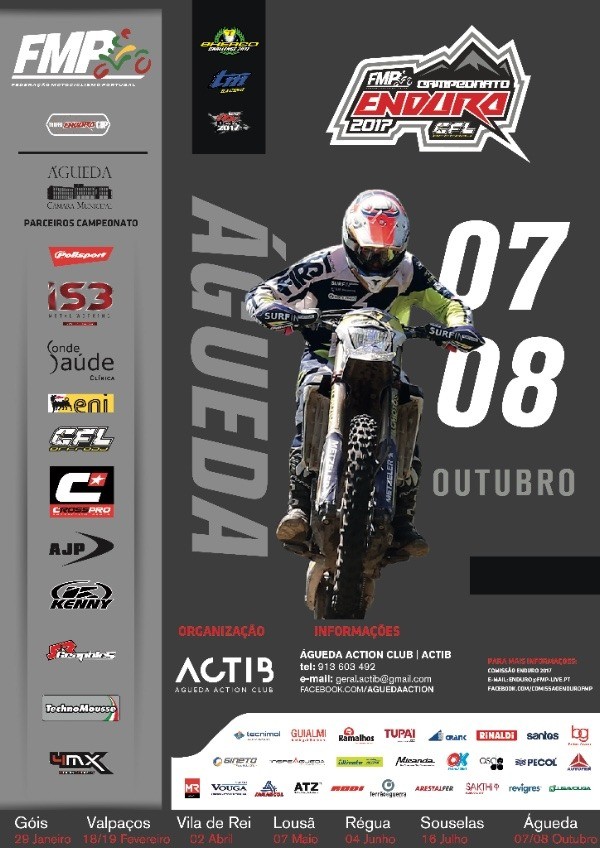 7 e 8 de outubro: Campeonato Nacional de Enduro em Águeda