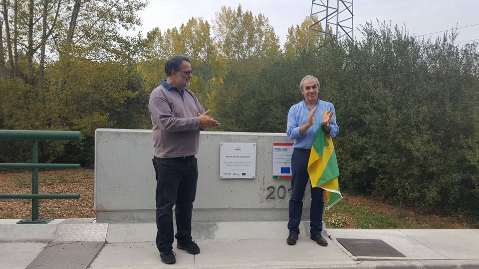 Executivo da Câmara de Águeda inaugura a nova Ponte de Óis da Ribeira