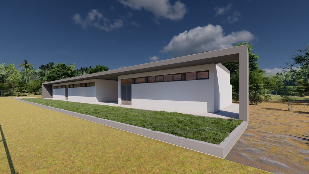 novos balneários no Campo de Rugby da Moita