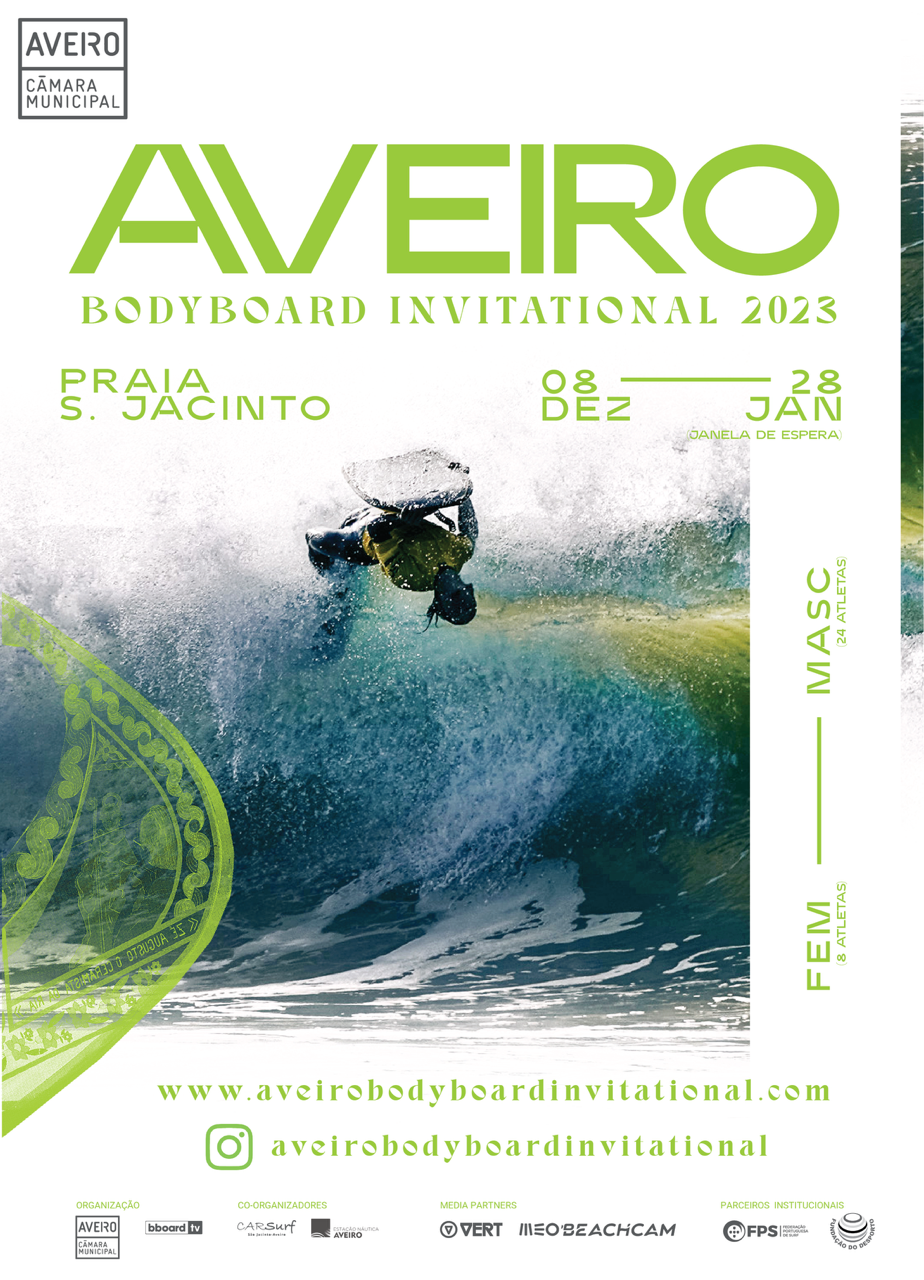 Aveiro Bodyboard Invitational 2023 em São Jacinto este fim-de-semana