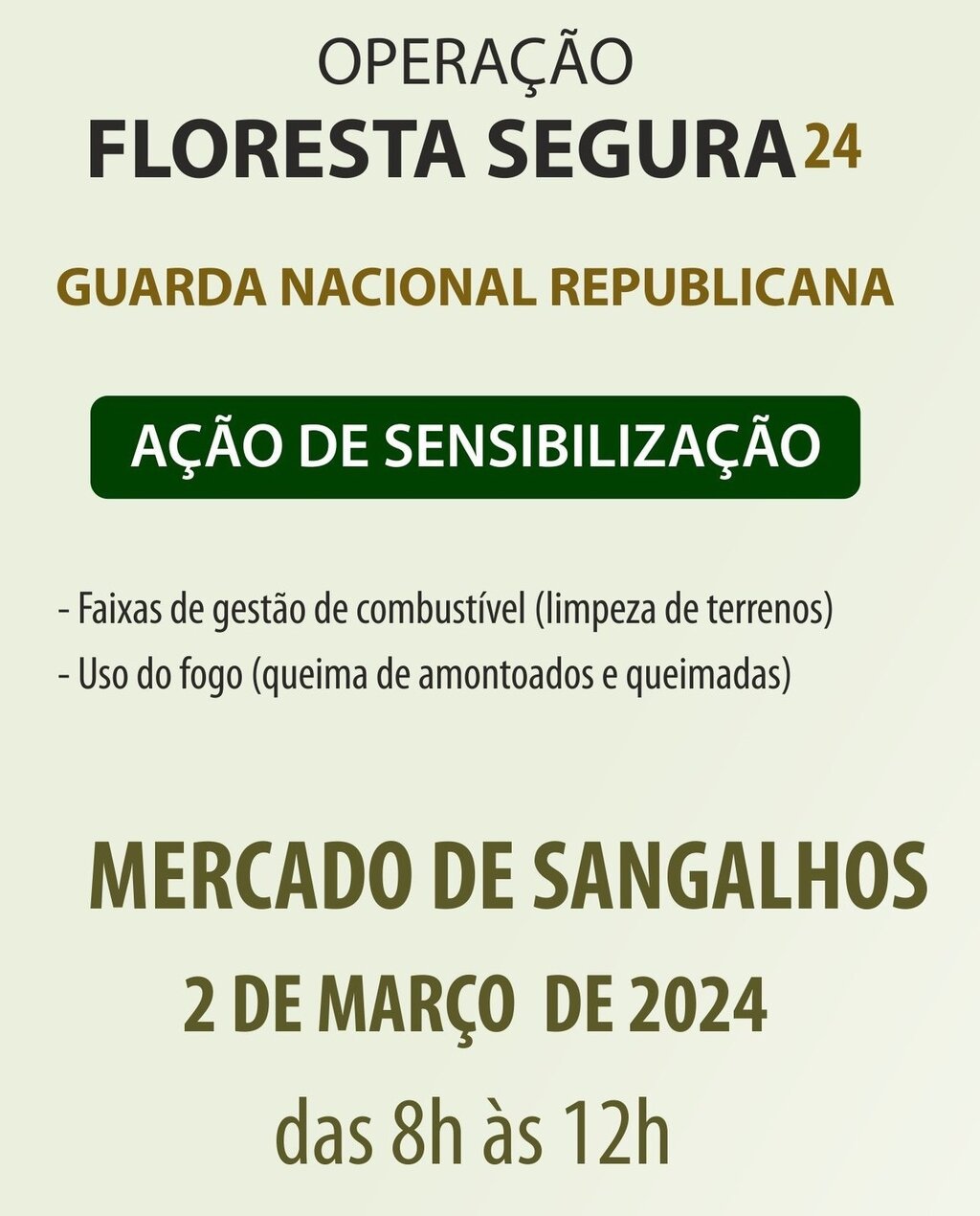 Ação de sensibilização sobre gestão de combustível