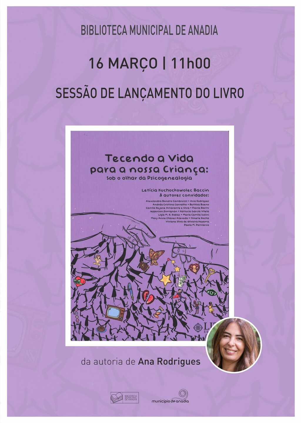 Lançamento de livro infanto-juvenil