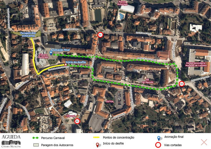 Carnaval 2018 :: 9 de fevereiro – Percurso e Medidas de Segurança para o Corso Infantil