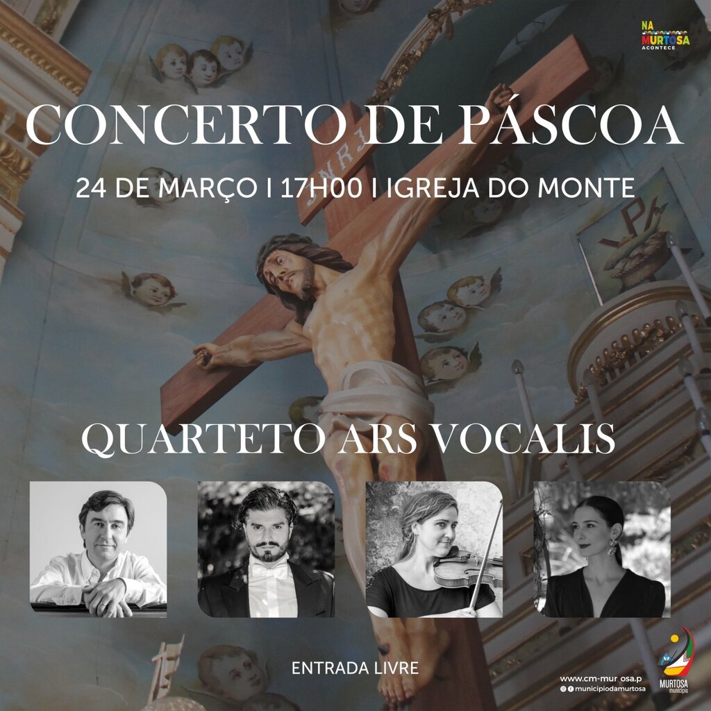 IGREJA DO MONTE RECEBE CONCERTO DE PÁSCOA