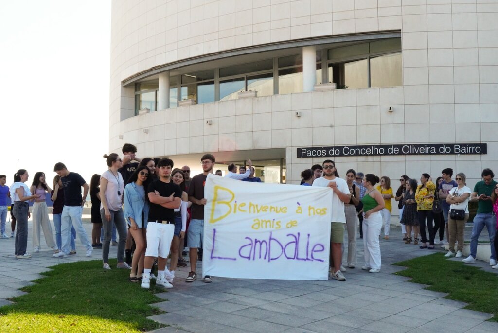 Alunos de Lamballe já chegaram a Oliveira do Bairro