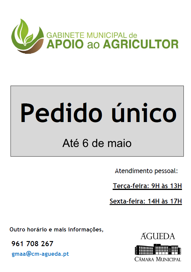 Divulgação do Gabinete Municipal de Apoio ao Agricultor (GMAA)