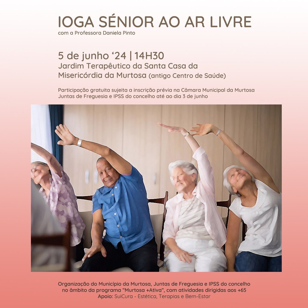 SESSÃO DE IOGA SÉNIOR AO AR LIVRE