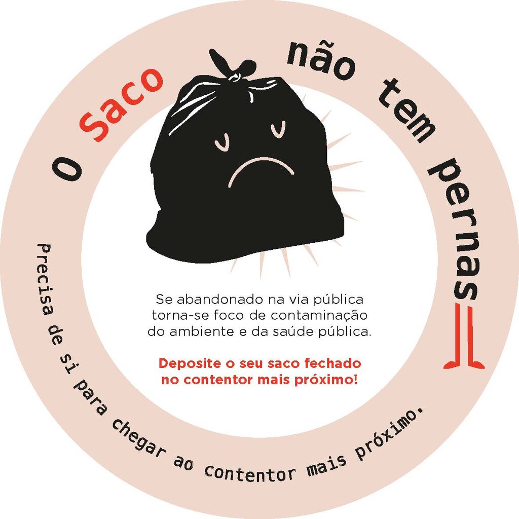 Ação de sensibilização Ambiental – “O saco não tem pernas”