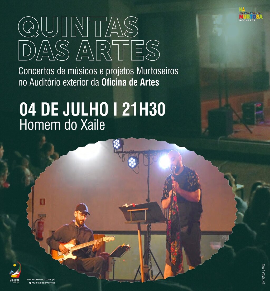 OFICINA DE ARTES RECEBE CONCERTO DO HOMEM DO XAILE