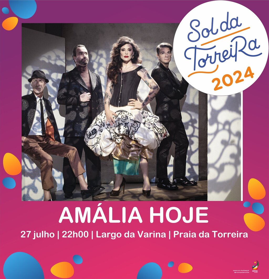“AMÁLIA HOJE” APRESENTA-SE NA TORREIRA NO PRÓXIMO DIA 27 DE JULHO