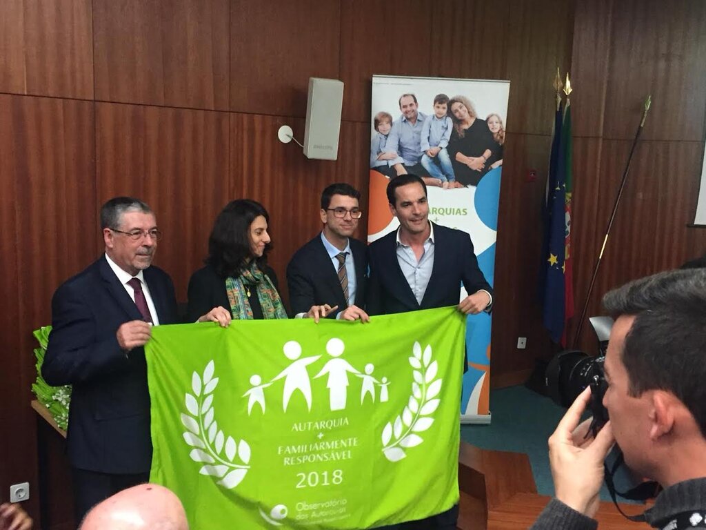 Águeda recebe distinção de Autarquia Familiarmente Responsável