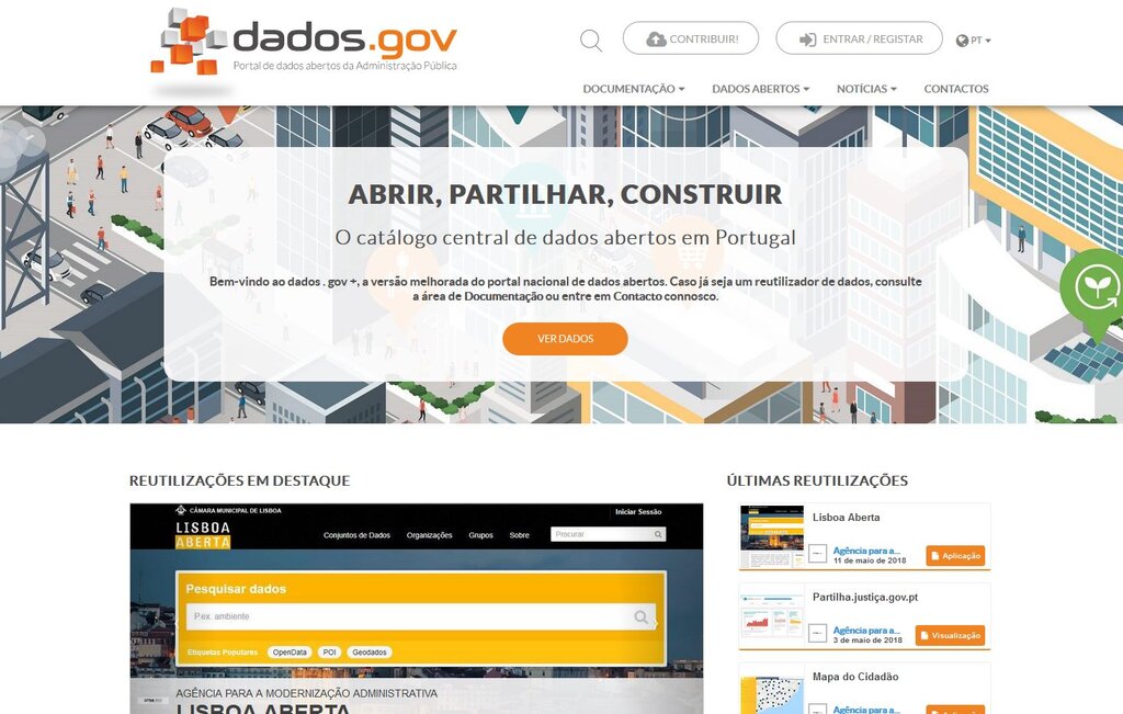 Câmara Municipal de Águeda em destaque no novo Portal de Dados da Administração Pública