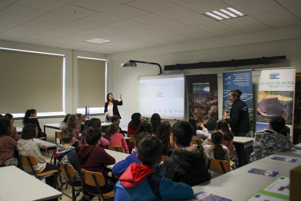 O Programa “O Rio vai à Escola” do projeto LIFE AGUEDA apresenta as primeiras sessões em Águeda