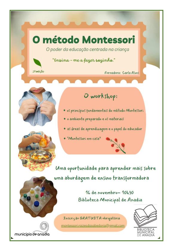Workshop “O método Montessori”