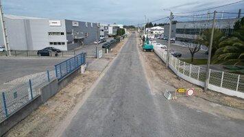 Início da obra de requalificação de vários arruamentos na Zona Industrial de Taboeira